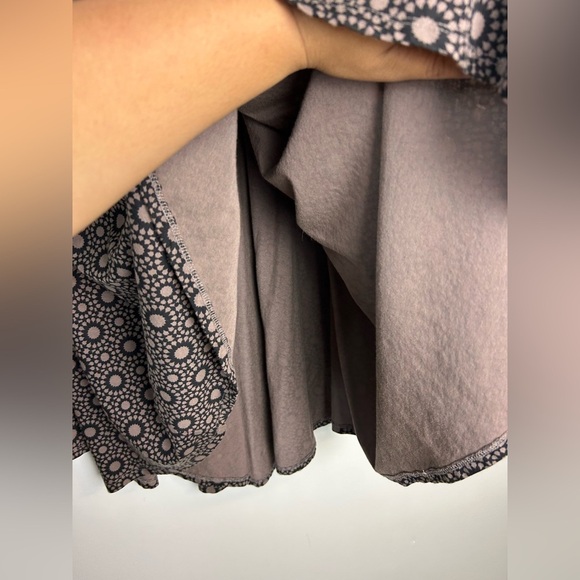 AnyBody Blouse Plus Size 1X Long Sleeve Printed Soft Stretch Modal Cotton Boho - Picture 8 of 11